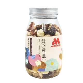 【MOS摩斯漢堡】無調味綜合堅果 230g/罐(蔓越莓/夏威夷/核桃/腰果)