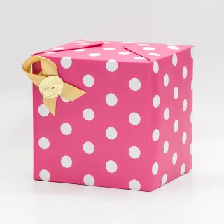 禮物包裝(粉色白點款)