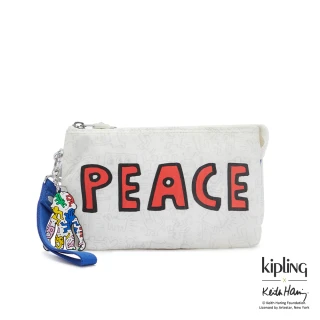 【KIPLING】Kipling x Keith Haring 限量聯名系列街頭塗鴉多層配件包-CREATIVITY XL