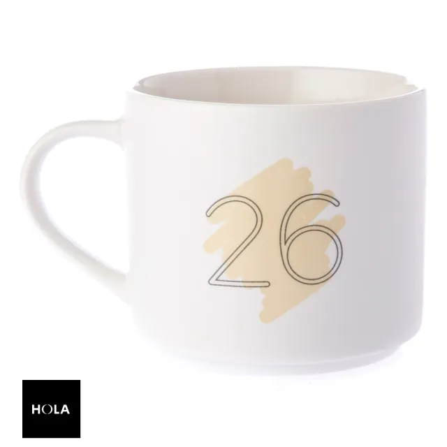 Hola 數字馬克杯26號380ml 26th Twenty Sixth Momo購物網