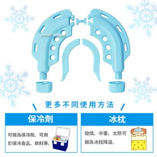 【勳風】涼涼君節能多用途冰晶盒晶片組四組八片/適用多種風扇(HF-B1419H)