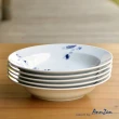 【AnnZen】《natural 69》日本波佐見燒 Passta皿盤-魚群(日本製 陶圓盤)