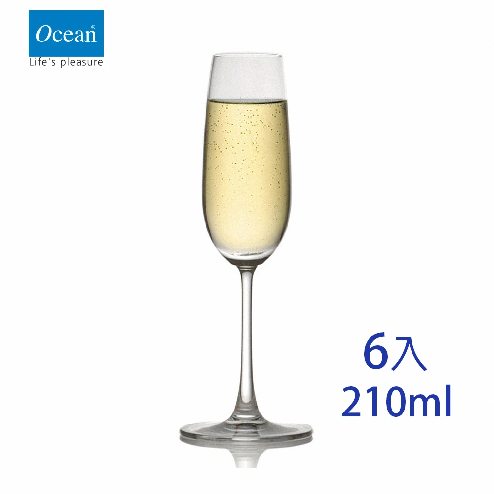 【Ocean】麥德遜香檳杯210ml /6入 BAF07(香檳杯)