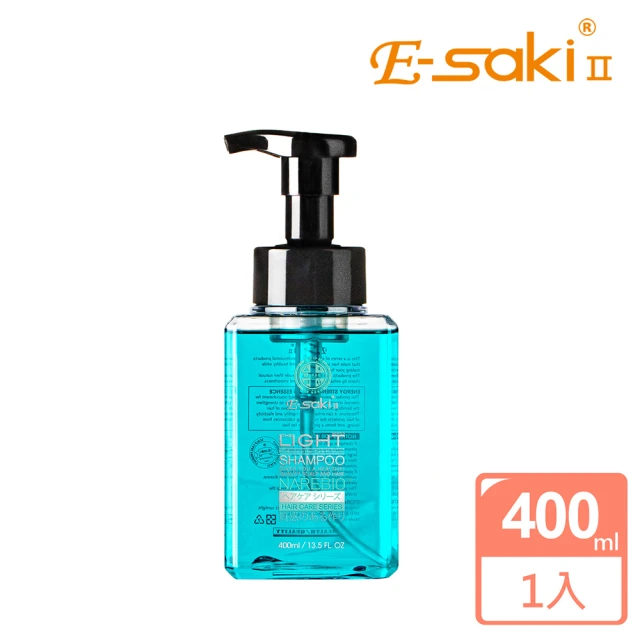 【E-SAKI Ⅱ】藍光強健潔淨露(藍光洗髮精 400ML)-momo購物網
