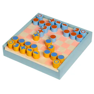 【Fubon Art 富邦藝術】MoMA美術館 西洋棋/跳棋兩用棋組(桌遊 玩具 遊戲)