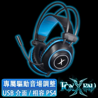 【FOXXRAY 狐鐳】震電響狐USB電競耳機麥克風(FXR-SAU-17)