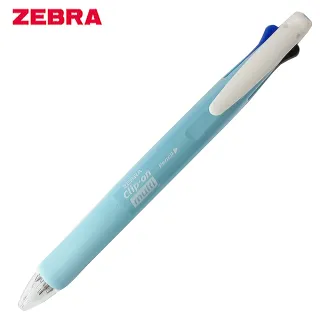 【ZEBRA斑馬】B4SA1-A2 四色五合一多功能原子筆(粉彩藍)
