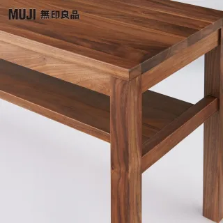 【MUJI 無印良品】木製長凳/板座/胡桃木(大型家具配送)