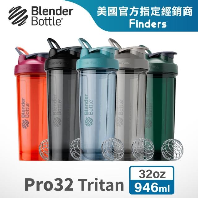 【Blender Bottle】Tritan搖搖杯-Pro32系列 美國原裝進口-4色可選(BlenderBottle/運動水壺/乳清蛋白)