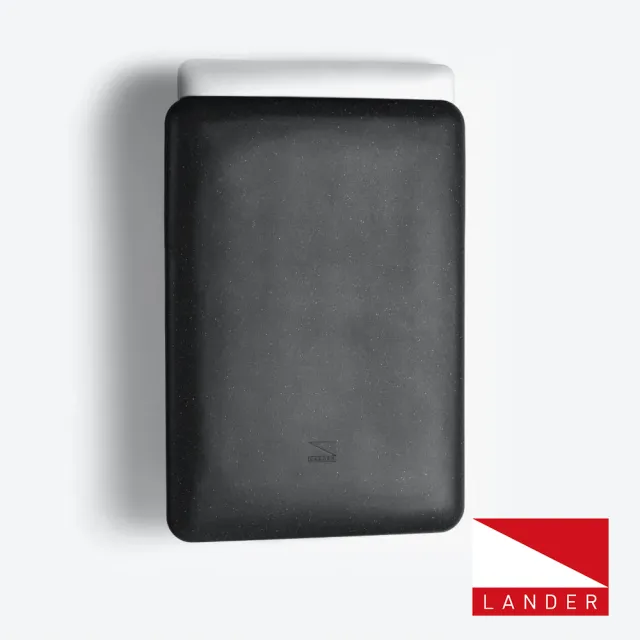 【美國 Lander】Argo 雅各 MacBook 13吋 專用防潑水抗摔保護套(星空黑色)
