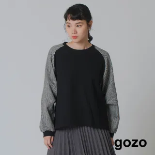 【gozo】平織人字紋上衣(兩色)