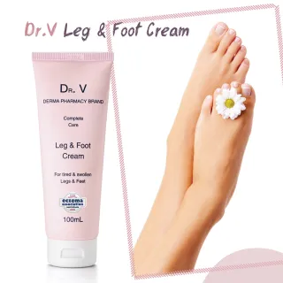 【澳洲Dr. V】專業級配方-護腿與腳乳霜(4入組 100ml/支)