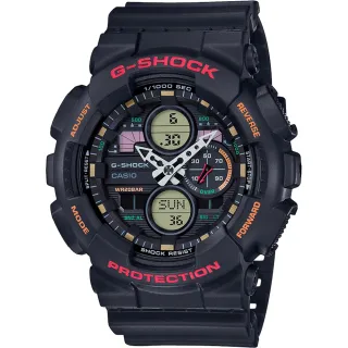 【CASIO 卡西歐】G-SHOCK 90年代音響概念手錶(GA-140-1A4)