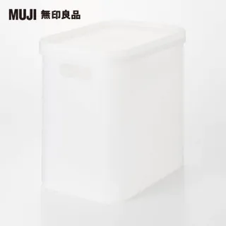 【MUJI 無印良品】PP化妝盒1/4加高型