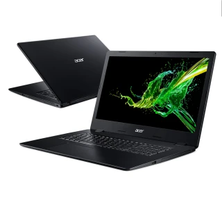 【Acer 宏碁】福利品 A317-32-C3Y8 17.3吋雙碟超值文書筆電-黑(N4120/4G/1TB+256G SSD/Win10)