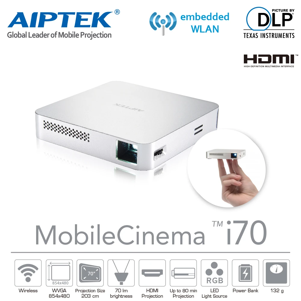 【AIPTEK】MobileCinema i70 微型投影機