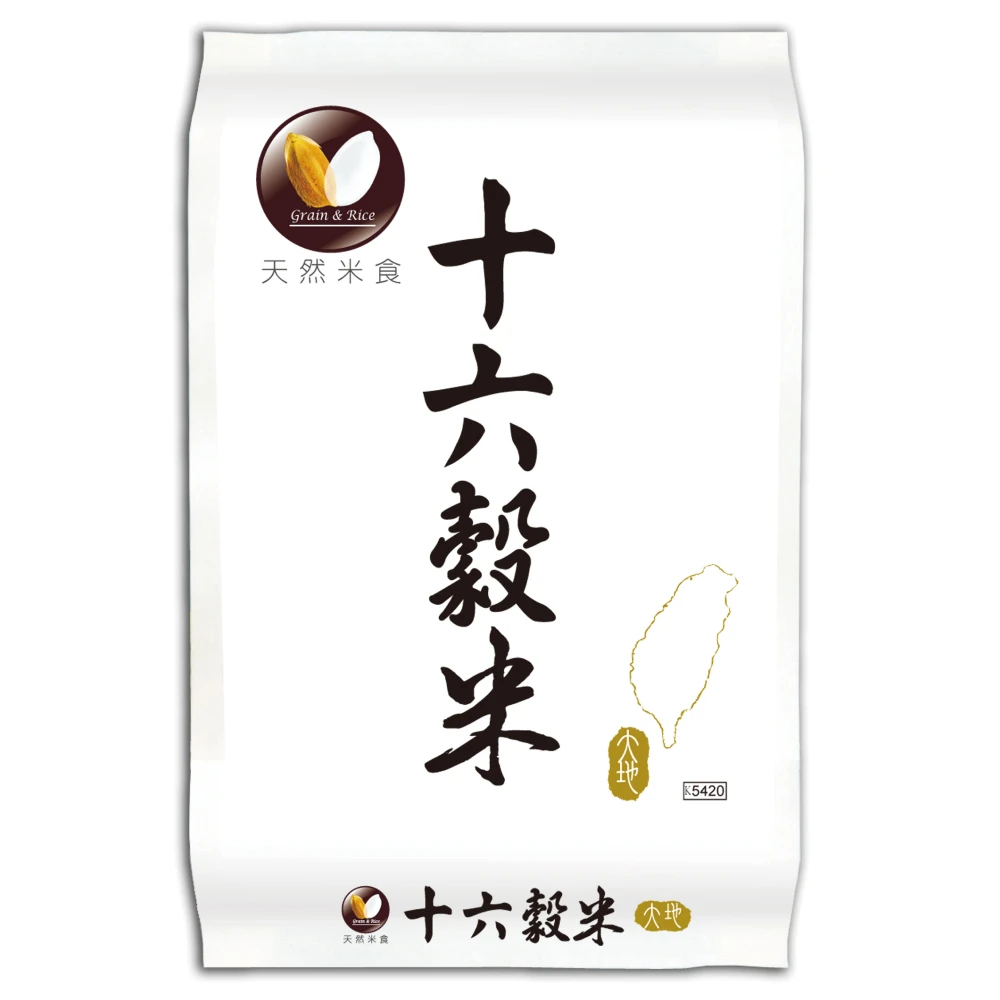 【天然米食】十六穀米 1.5K