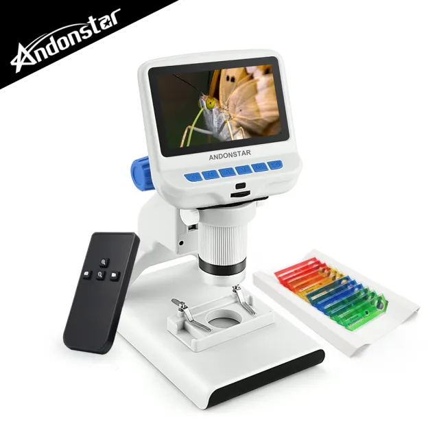 【Andonstar】4.3吋螢幕數位生物教學顯微鏡(AD102)/