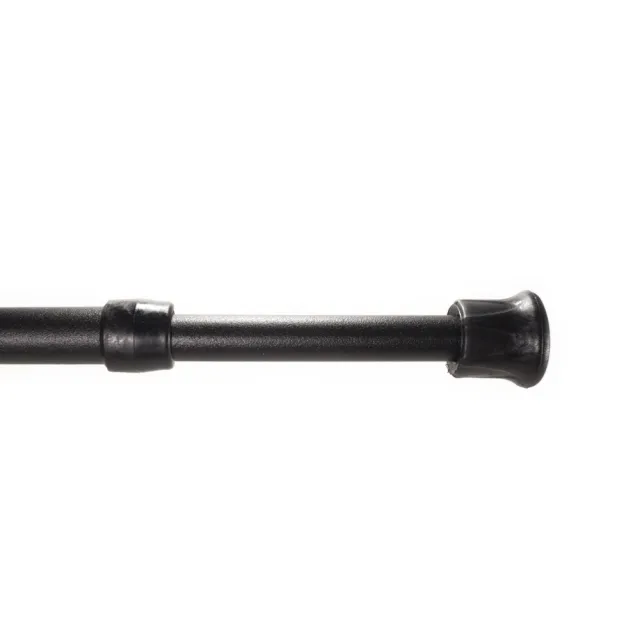 【特力屋】 鐵製伸縮門簾桿 霧黑色 108-190cm