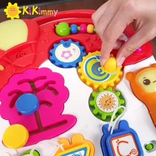 【kikimmy】寶寶三合一音樂助步車(聲光遊戲盤+遊戲桌+學步車)