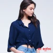【BLUE WAY】女款 綁帶短版 襯衫- ET BOITE箱子