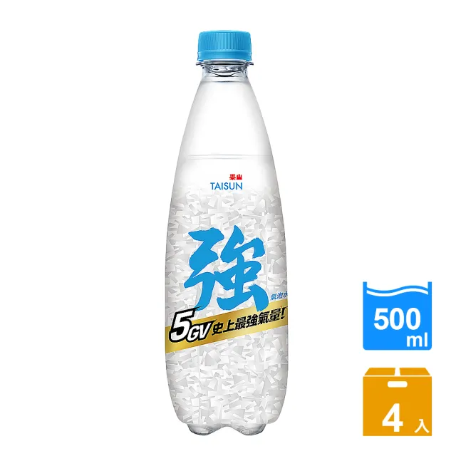 泰山 Cheersex強氣泡水500mlx4入 組 Momo購物網