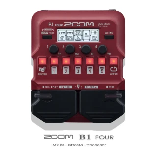 【ZOOM】B1-Four貝斯綜合效果器/原廠公司保固貨(ZOOM-B1-four)
