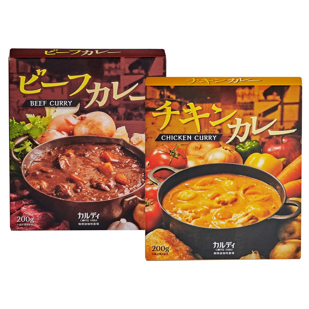 【咖樂迪咖啡農場】日式咖哩調理包200g(牛肉/雞肉)