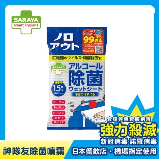 【日本 SARAYA】Smart Hygiene 神隊友 除菌濕紙巾（加厚款）(超越酒精的除菌濕巾)