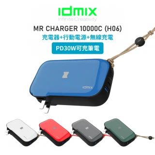 【idmix】MR CHARGER CH06 10000mAh 無線充電行動電源(4色)