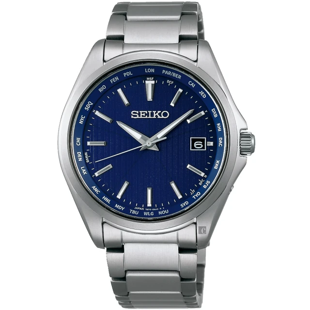 【SEIKO 精工】SPIRIT 太陽能鈦金屬電波錶-39.5mm(SBTM289J/7B75-0AA0B)