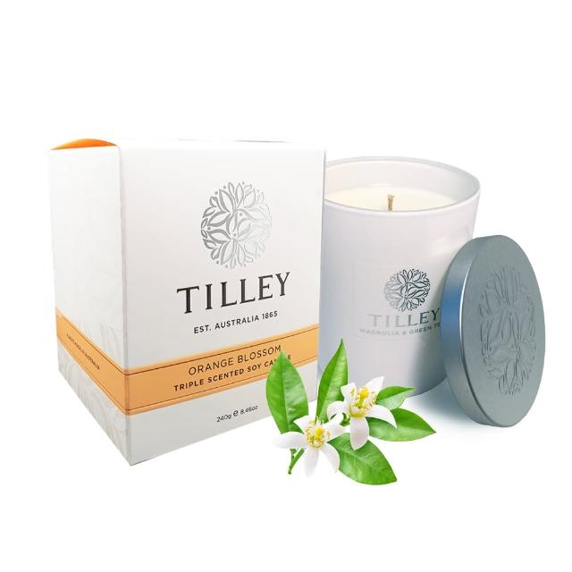 【Tilley 百年特莉】橙花香氛大豆蠟燭240g(原廠公司貨)