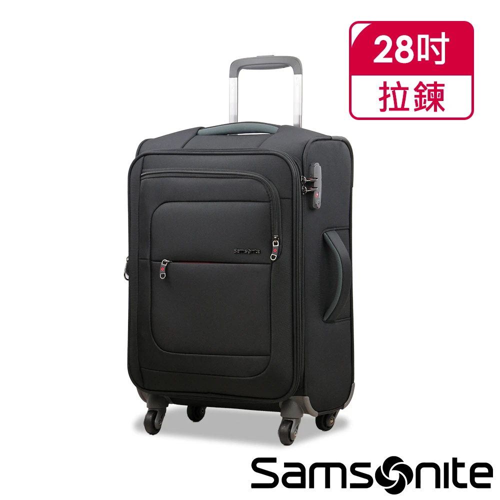 【Samsonite 新秀麗】布箱 行李箱 28吋 大容量 POPULITE 靜音輪 拉桿箱 AA4