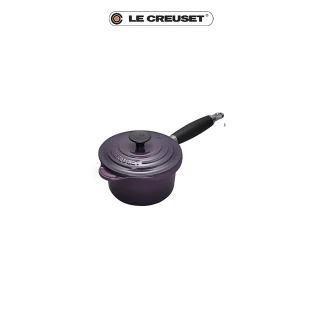 【Le Creuset】琺瑯鑄鐵電木柄醬汁鍋16cm(葡萄紫)