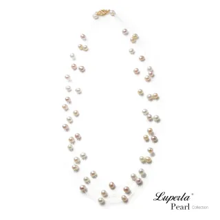 【大東山珠寶】輕奢專屬系列 粉彩星光珍珠項鍊 14K金(時尚珍珠)
