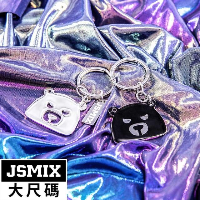 【JSMIX 大尺碼】品牌熊頭鑰匙圈共兩色(04JS5392)