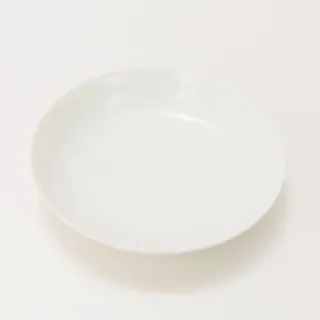 【NITORI 宜得利家居】白色瓷器 深圓盤 18cm A0062 白色系餐具(深圓盤)