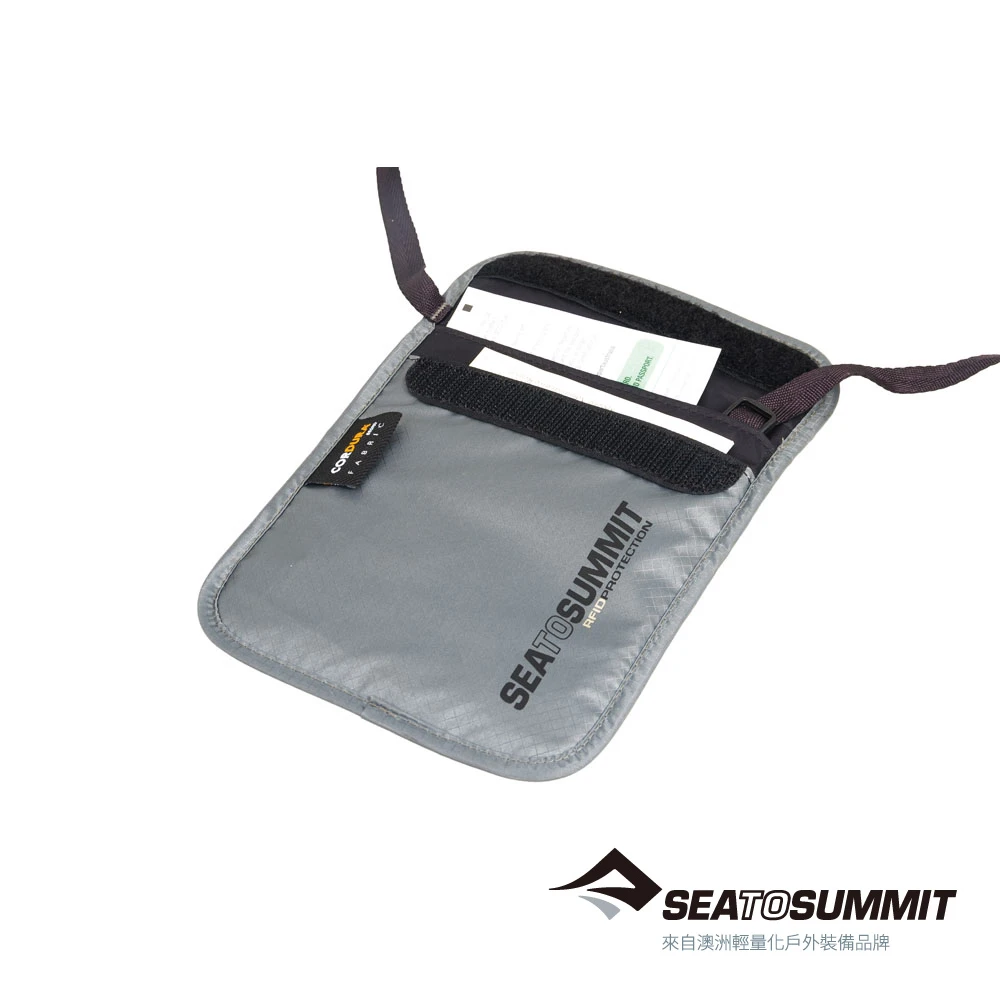 【SEA TO SUMMIT】RFID 旅行安全頸掛式證件袋 2袋口(STSATLNPRFIDS/防盜)