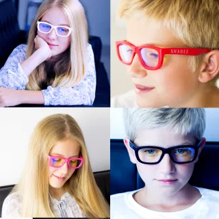 【瑞士SHADEZ】兒童抗藍光眼鏡 3-16歲 6色可選(瑞士品牌 台灣製造)