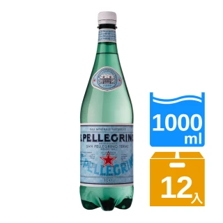 【S.Pellegrino 聖沛黎洛】氣泡礦泉水 瓶裝(1000mlx12瓶)