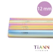 【TiANN 鈦安餐具】純鈦吸管 素面極光 單支(12mm)
