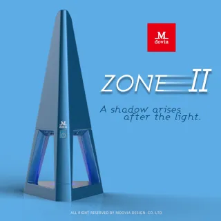 【Mdovia】ZONE 時尚設計精品 夜燈吸塵器(湛海藍)