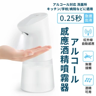 【daho】紅外線全自動感應噴霧式酒精機(送全臉防護面罩)
