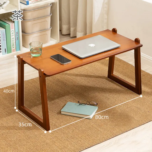 Happylife 簡易多功能筆電桌80公分y 小茶几和室桌矮桌床上桌懶人桌桌子小桌子 Momo購物網