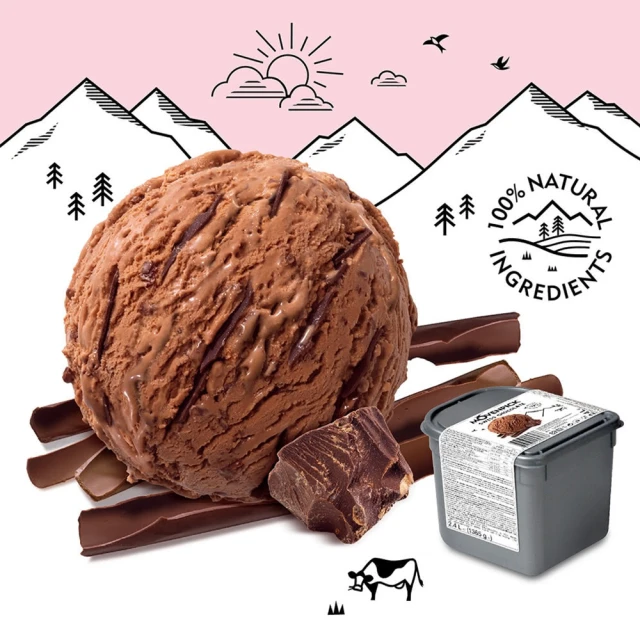 第02名 【Movenpick 莫凡彼冰淇淋】100%純天然家庭號2.4L冰淇淋1盒-冷凍配送(瑞士原裝進口)