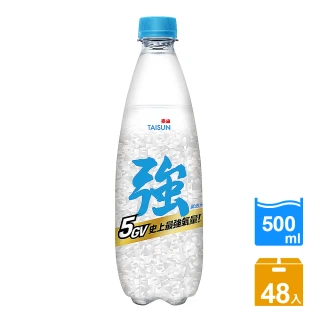 【泰山】Cheers EX 強氣泡水500mlx24入x2箱(共48入)