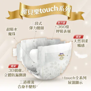 【麗貝樂】Touch嬰兒紙尿褲4號(M-24片)