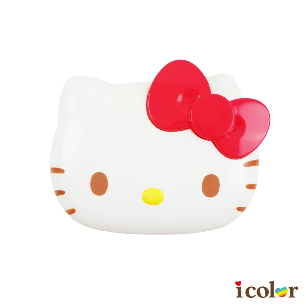 【i color】三麗鷗 Kitty大臉造型附蓋肥皂盒/香皂盒