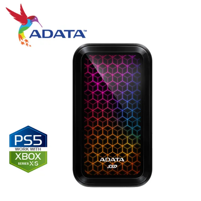 【ADATA 威剛】SE770G 1TB  外接式固態硬碟(USB 3.2 Gen2/Type-C)