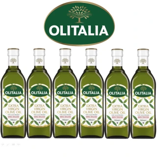 【Olitalia奧利塔】超值特級初榨橄欖油禮盒組(750mlx6瓶)